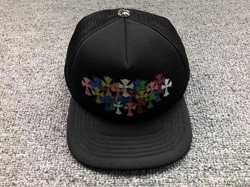 Boné Chrome Hearts Multi Color Cross Preto