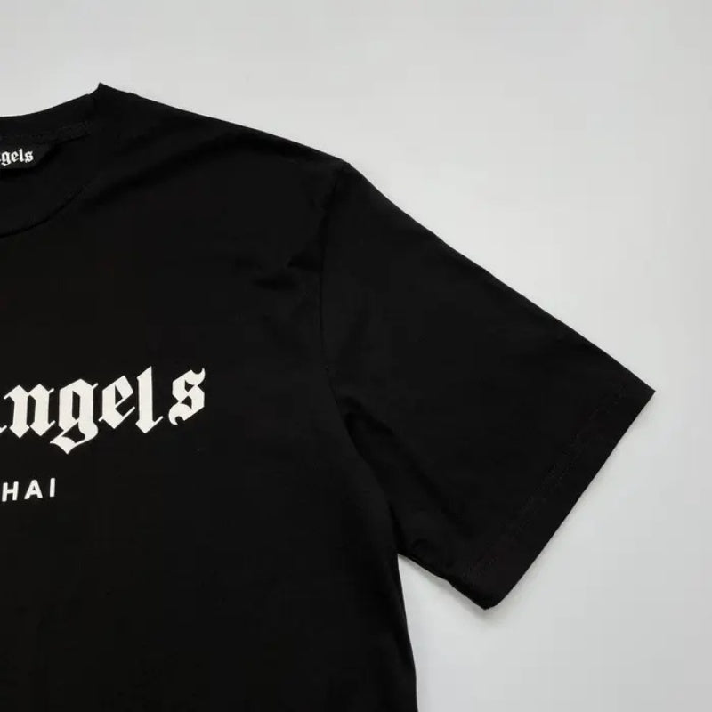 Pronta Entrega - Camiseta Palm Angels Shanghai Sprayed Logo