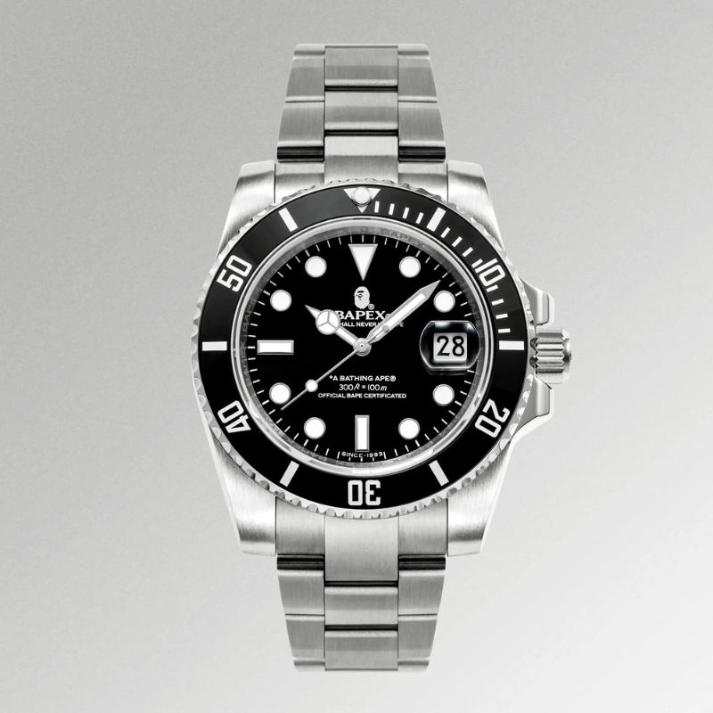 Relógio A Bathing Ape Bapex Type 1 Black