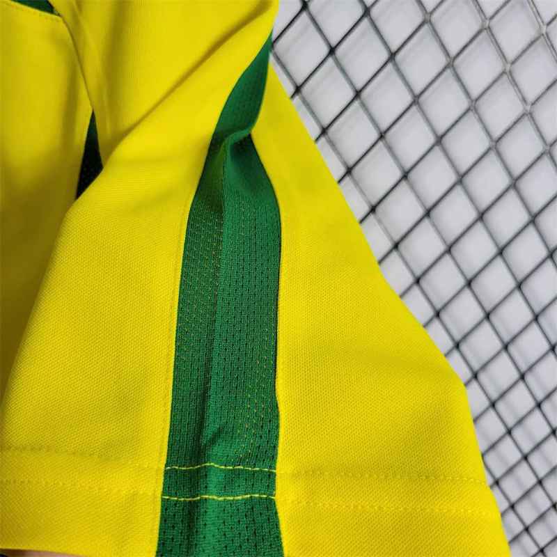 Camiseta Brasil x Stussy Retro Yellow