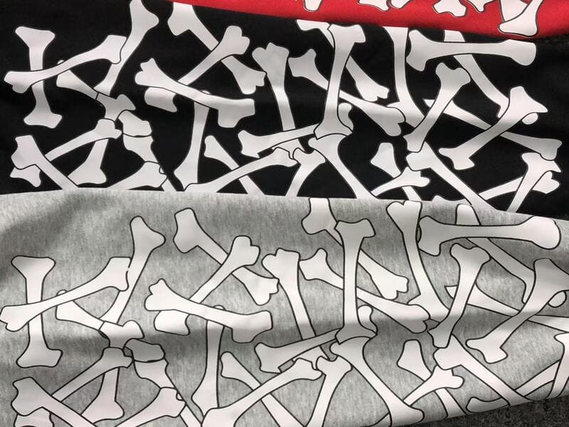 Moletom Amiri Bones Stacked Vermelho