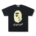 Camiseta BAPE x OVO Ape Head Black Gold