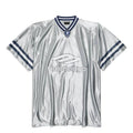 Camiseta Balenciaga Jersey V-neck Oversized Cinza
