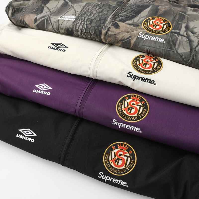 Jaqueta Supreme x Umbro Cotton Ripstop Track Plum