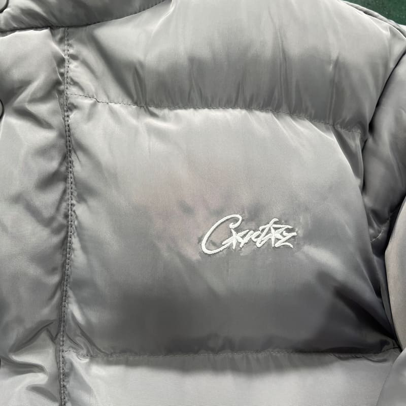 Jaqueta Corteiz Bolo Puffer Silver