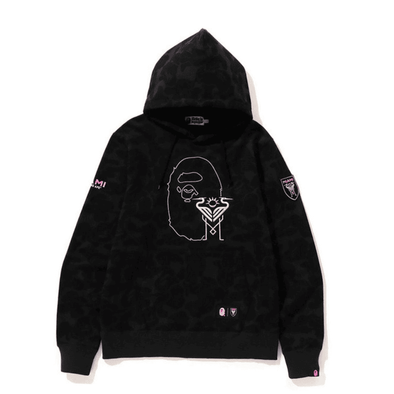 Moletom Bape x Inter Miami Camo Preto