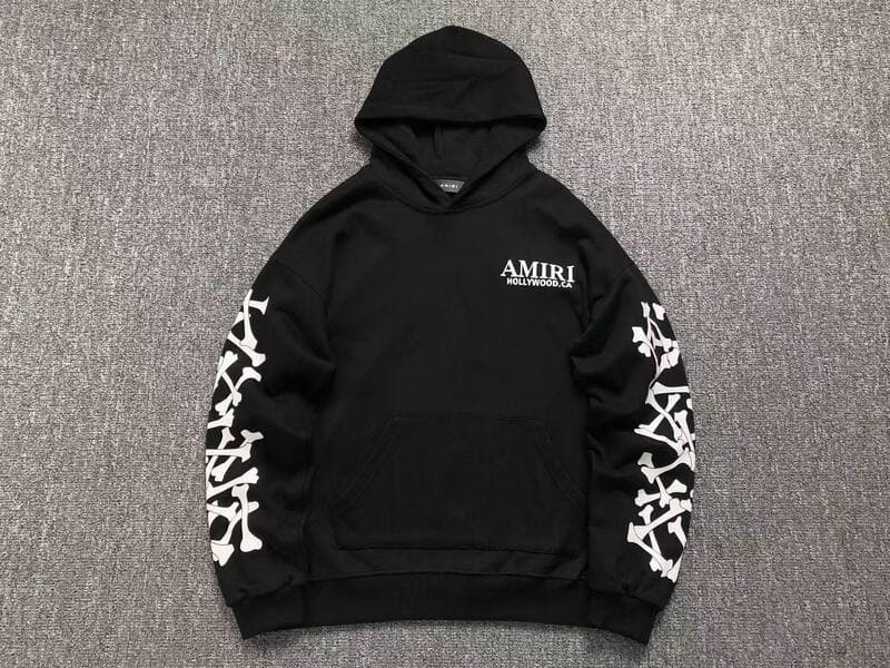 Moletom Amiri Bones Stacked Preto