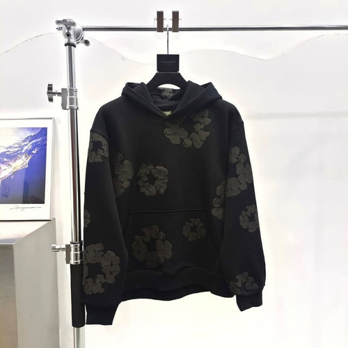 Moletom Denim Tears Cotton Wreath Black Monochrome